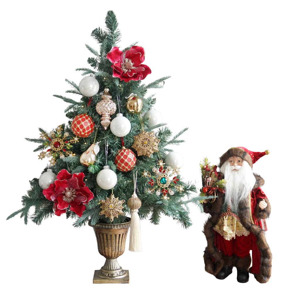 Amazon.co.jp: クリスマスツリー 90cm Rouge ルージュ ポットツリー